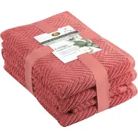 Gozze Handtuch Set GÖZZE "Viola", rot, 6 Stk., Frottier, Frottier, Obermaterial: 100% Baumwolle, Handtücher, Handtuch Set