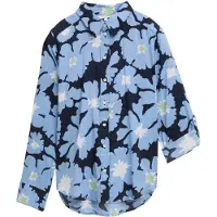 Tom Tailor Printed Collar Langarmbluse