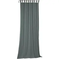 Wirth Vorhang "Torbole" Gr. 1, blau (petrol), B:65cm H:125cm, Jacquard, Baumwolle, Polyester, Gardinen, Vorhang