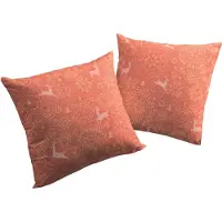 Wirth Dekokissen "Swift" Gr. 1, rot (rot, gemustert), B:40cm L:40cm, Baumwolle, Dekokissen_Sitzkissen_Kissenhüllen, Dekokissen, Kissenhülle ohne Füllung, 2 Stück