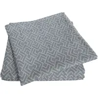 Adam Audio Stoffserviette ADAM "Graphic Ventus Light" Gr. 1, blau (rauchblau), B:30cm L:30cm, Obermaterial: 100% Baumwolle, Servietten, Stoffserviette