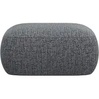 FLEXLUX Pouf "Torino, rund, bodennah, Sitzhocker, Polsterhocker", Modernes, organisches Hocker-Design, Kaltschaum, Wellenunterfederung