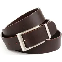 Anthoni Crown Ledergürtel , Herren, Gr. 105, braun, Leder, unifarben, Gürtel Ledergürtel, 3,5 cm Casual-Vollledergürtel