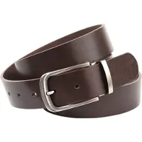 Anthoni Crown Ledergürtel , Herren, Gr. 100, braun (dunkelbraun), Leder, unifarben, Gürtel Ledergürtel, Pflanzlich gegerbter Vollrindledergürtel