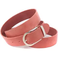 Anthoni Crown Ledergürtel , Damen, Gr. 105, pink, Leder, unifarben, Gürtel Ledergürtel, Pflanzlich gegerbter Vollrindledergürtel