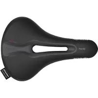 Terry Fisio Flex Gel, Fahrradsattel, Stadt, Frauen, Schwarz, Einfarbig