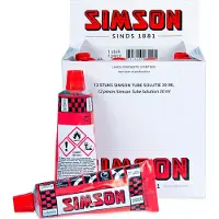 Simson Lösungsröhrchen 30 Ml Rot/Weiß