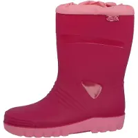Lurchi Kinder Gummistiefel Rosa wasserdicht rutschfeste Sohle warmes Innenfutter