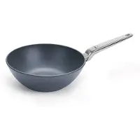 Woll Pro Wok Pfanne Induktion, Edelstahlstiel 21026DLPI , 1 Pfanne Ø 26 cm, 9 cm hoch