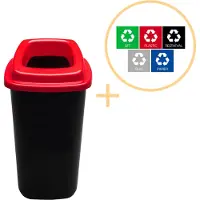Plafor Sortierbehälter 28l – Recycling – Rot