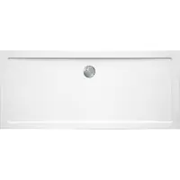 Badstuber Duschwanne "SMC", weiß, B:170cm H:3,5cm T:76cm, Duschwannen, Duschwanne, eckig, BxT: 170 x 76 cm
