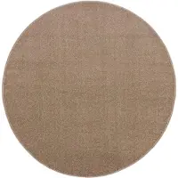 Sanat Teppich "Uni", rund, 13 mm Höhe, robuster Kurzflorteppich, große Farbauswahl