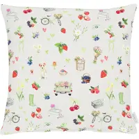 Apelt Dekokissen "6724", bunt (grün, bunt, bedruckt), B:49cm L:49cm, Obermaterial: 75% Polyester, 25% Baumwolle, Dekokissen_Sitzkissen_Kissenhüllen, Dekokissen