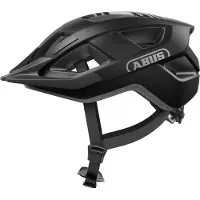 ABUS Fahrradhelm Aduro 3.0 LED - sportiver City-Helm in stilvollem Design für alltägliche und sportliche Touren - mit Rücklicht - für Damen und Herren - chwarz, Größe M (52-58 cm)