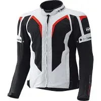 Held Zelda Motorrad Textiljacke, grau/rot, 4XL
