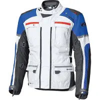 Held Carese Evo GTX Motorrad Textiljacke, hellgrau/blau, L