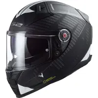 LS2 Helmets Integralhelm LS2 FF811 VECTOR II Splitter Matt Schwarz Weiß größe XS