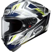 Shoei X-SPR Pro Escalate TC-2 Integralhelm Unisex Fiberglas blau, XS