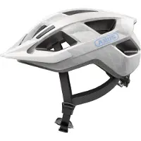 ABUS Fahrradhelm Aduro 3.0 LED - sportiver City-Helm in stilvollem Design für alltägliche und sportliche Touren - mit Rücklicht - für Damen und Herren - Weiß, Größe L (58-62 cm)