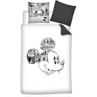 Aymax Disney Mickey Mouse Bettwäsche Cartoon - Baumwolle 135x200cm