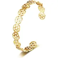 Ailoria Armreif "Armreif ALYNA", gold, Armbänder, Damen, Edelstahl, Armreif