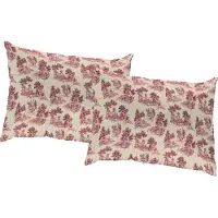 Adam Audio Dekokissen ADAM "Good Old Days", rot (dunkelrot, natur, bedruckt), B:40cm L:60cm, Baumwolle, Dekokissen_Sitzkissen_Kissenhüllen, Dekokissen, GOTS zertifiziert - Kissenhülle ohne Füllung, 1 Stück