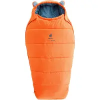 Deuter Little Star Kinderschlafsack (bis 130 cm Körpergröße / Gewicht 0,65kg) saffron-slateblue RV links
