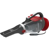 Black & Decker ADV1200, Trocken, 1053 l/min, Beutellos, Grau, Rot, 0,61 l, 5 m