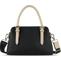 Bugatti Handtasche Umhängetasche Ella Bowling Bag Black schwarz