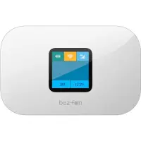 Beafon MR1-W, Wi-Fi 4 (802.11n), Einzelband (2,4GHz), 3G, 4G, Weiß, Tragbarer Router