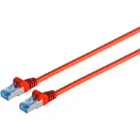 S-Conn S/CONN Cat6a, 0.5m, 0,5 m, Cat6a, S/FTP (S-STP), RJ-45, RJ-45, Rot