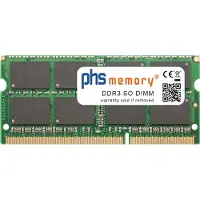 PHS-memory 16GB DDR3 für Acer Aspire E5-573T-385V RAM SO DIMM PC3L-12800S, 16 GB, 1 x 16 GB, DDR3, 1600 MHz, 204-pin SO-DIMM