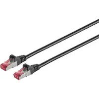 S-Conn Patchkabel cat6A S/FTP PIMF Halogenfrei sw 3m