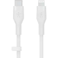 Belkin CAA009BT2MWH, 2 m, USB C, USB C/Lightning, Männlich, Männlich, Weiß