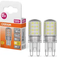 Osram LED Stiftsockellampe Star G9 3,8W 2er-Pack warmweiß, klar