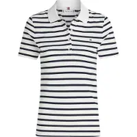 Tommy Hilfiger "1985 Slim Fit Pique Premium" mit Logostickerei, Seitenschlitze