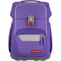Step by step BASIS Schulranzen 4-teiliges Set Purple Konfetti