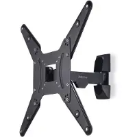 Hama TV-Wandhalterung "Wandhalterung (neigbar, schwenkbar, 32"- 65", VESA 400x400)", schwarz, Gerätehalterungen, bis 20 kg, TV-Wandhalterung