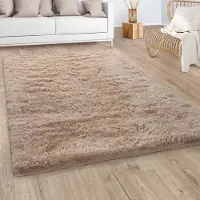 Paco Home Hochflor-Teppich "Silky 591", rechteckig, 37 mm Höhe, Uni-Farben, besonders weich und kuschelig