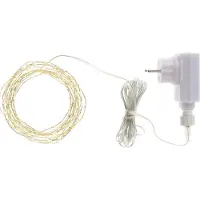 Sirius 30903, Leichte Dekorationskette, Silber, Transparent, 300 Glühbirne(n), LED, 12 V, 4000 mm