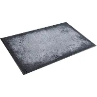 Wash & dry Teppich "Shades of Grey" Gr. 34, grau, B:75cm H:7mm L:120cm, Kunstfaser, BY KLEEN-TEX, Teppiche, Teppich, rutschhemmend, waschbar, Wohnzimmer