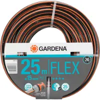 Gardena 18045-26, 25 m, Schwarz, Orange, 25 bar, 1,5 cm