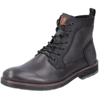 Rieker Herrenschuhe Schnürstiefel Grau Freizeit