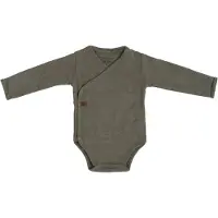 Babys Only Baby Body Langen Ärmeln Melange Khaki - 62