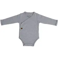Babys Only Baby Body Langen Ärmeln Melange Grau - 62