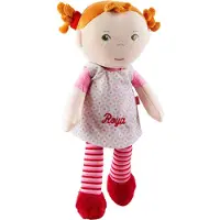 Haba Stoffpuppe "Roya", bunt, Puppen, KinderB:13cm H:25cm, Polyester, gemustert, Stoffpuppe, B:13cm H:25cm