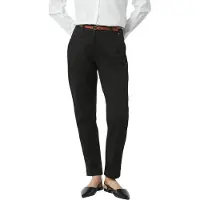 Comma Chinohose mit Gürtel und Stretch
