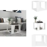 vidaXL Couchtisch Weiß 40x40x30 cm Holzwerkstoff - Couchtische