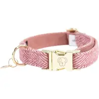 Kentucky Dogwear Hundehalsband - Wool - Hellrosa - XL - 45-75 cm