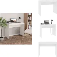 vidaXL Schreibtisch Weiß 90×40×72 cm Holzwerkstoff - Schreibtische